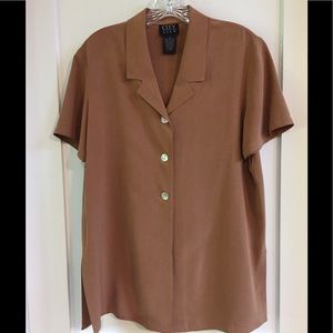 Vintage ‘City Silk’ 100% Silk Tunic M